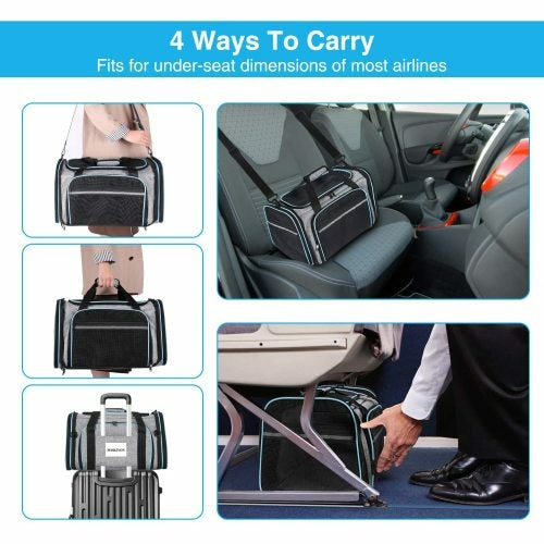 Mochila transportadora para mascotas